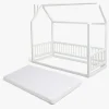 Minitude Nordic Mason Juniorseng med BabyMatex Carpathia Madras 70x160 cm