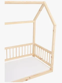 Minitude Nordic MASON Juniorseng, Natur med BabyMatex Carpathia Madras 70x160 cm