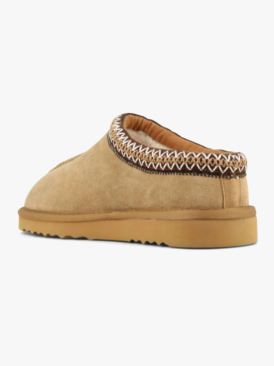 Mjúka Yrsa Varmforede Slip-in-hjemmesko, Chestnut