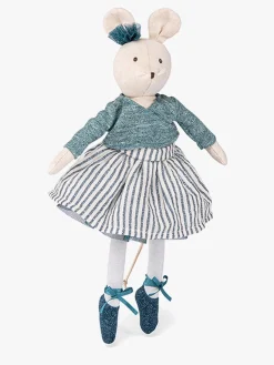 Moulin Roty  Blød Dukke Mus Charlotte 30 cm