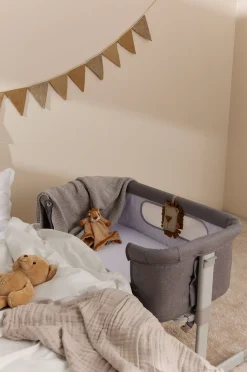 Moweo ALEX Bedside Crib, Grå