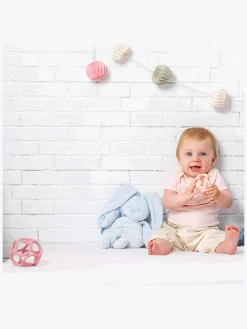 Nattou Soft Silicone Aktivitetsbold, Lyserød