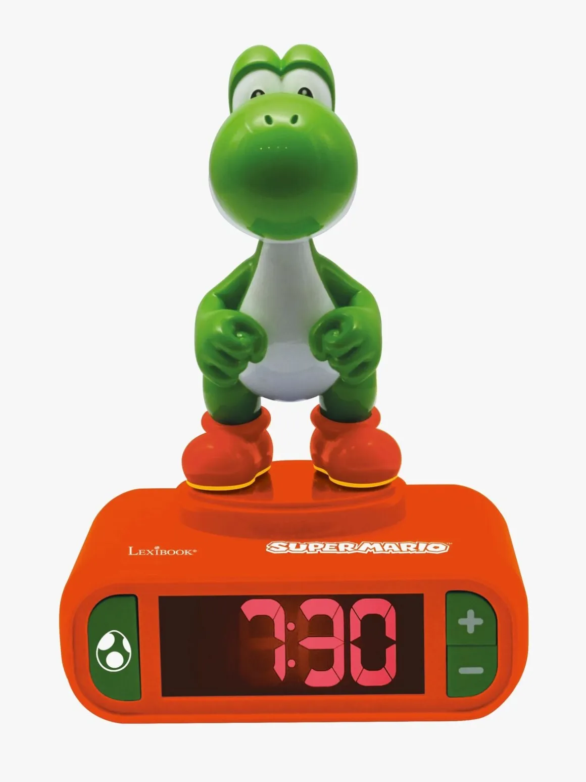 Nintendo Super Mario Yoshi Digitalt Vækkeur med Natlampe