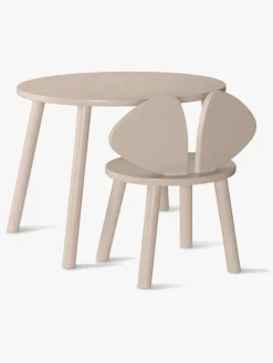 Nofred Mus Skrivebord og Stol, Beige