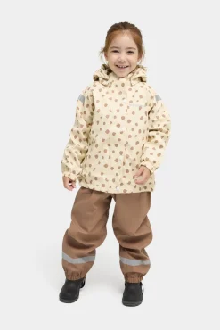 Nordbjørn Asperö Foret Regnsæt, Dots Beige