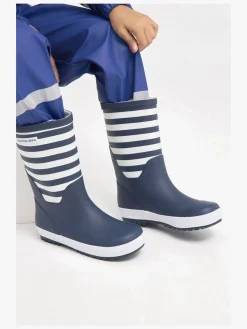 Nordbjørn Dunder Forede Gummistøvler, Navy/White