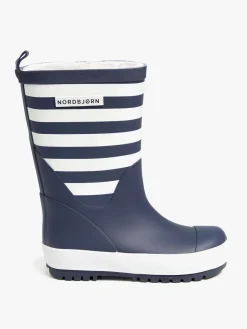 Nordbjørn Dunder Forede Gummistøvler, Navy/White