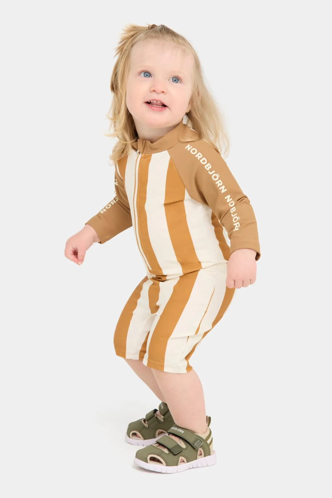 Nordbjörn Hönö UV-Dragt, Brown Stripe