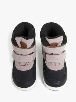 Nordbjørn Husky Vinterstøvler, Black/Old Pink