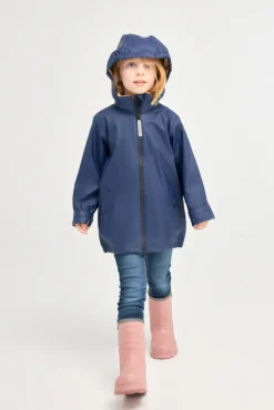 Nordbjørn Marstrand Foret Regnjakke, Peacoat Navy