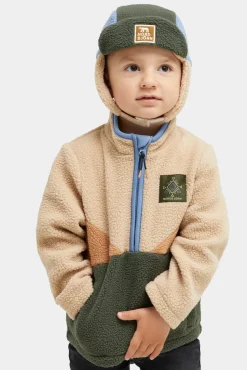 Nordbjörn Rydal Fleecetrøje, Sesame/Tobacco Brown/Deep Depths