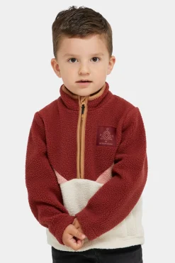 Nordbjörn Rydal Fleecetrøje, Madder Brown/Rose Dawn/Oatmeal