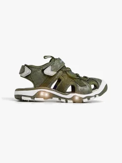 Nordbjørn Safari Blinkesandaler, Green Khaki