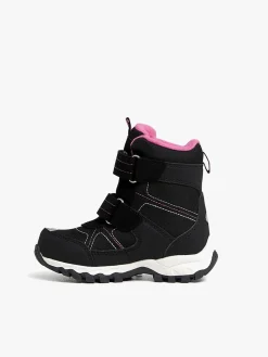 Nordbjörn Snowfall Vinterstøvler, Black/Strawberry