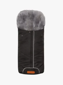 Nordlys Saga Lammeskindskørepose, Black/Grey