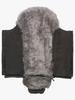 Nordlys Saga Lammeskindskørepose, Black/Grey