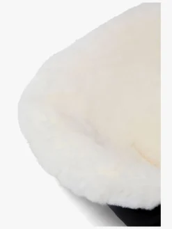 Nordlys Thyra Lammeskindskørepose, Sort/Hvid