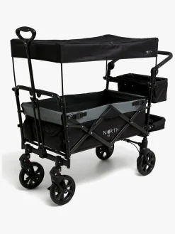 North 13.5 Transporter Trækvogn, Black/Grey