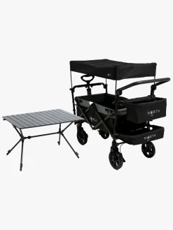 North 13.5 Transporter Trækvogn inkl. Campingbord, Black/Grey