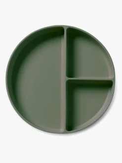nuuroo Mingo Opdelt Tallerken Silikone, Dusty Green