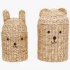 OYOY Bear & Rabbit Opbevaringskurv 2-pak, Nature