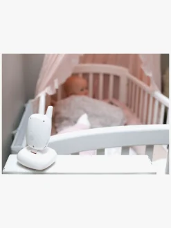 Padwico V8 Babyalarm med Opladeligt Batteri, White