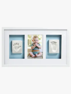 Pearhead Babyprints Deluxe Ramme Trippel, Hvid