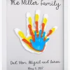 Pearhead Clear Family Print Ramme, Hvid