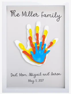 Pearhead Clear Family Print Ramme, Hvid