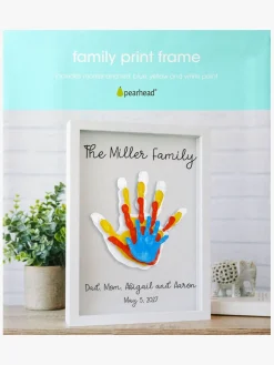 Pearhead Clear Family Print Ramme, Hvid