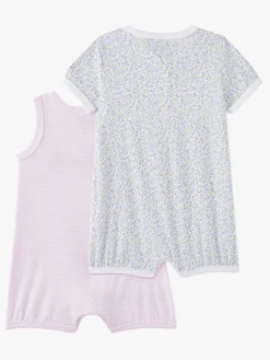 Petit Bateau Jumpsuits, Grå/Lyserød