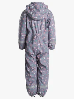 Petite Chérie Atelier Ally Foret Regndragt, Flowers Lavender Gray