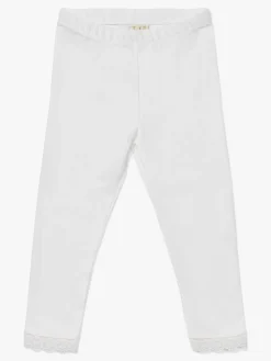 Petite Chérie Atelier Amandine Leggings 2-Pak, Pink/White