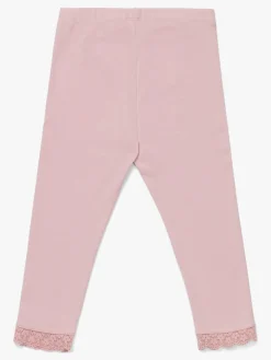Petite Chérie Atelier Amandine Leggings 2-Pak, Pink/White