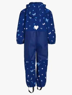 Petite Chérie Atelier Julie Softshelldragt, Butterflies and Flowers Medieval Blue