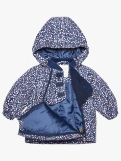 Petite Chérie Atelier Lola Jakke, Navy Small Flower
