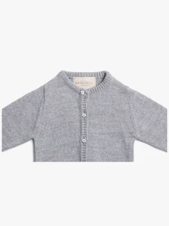 Petite Chérie Atelier Margit Babytrøje, Light Grey/Grey Melange