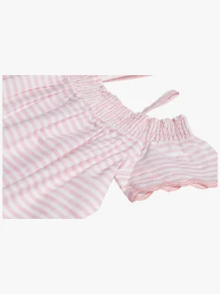 Petite Chérie Atelier Phillipa Top, White/Pink