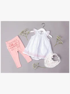 Petite Chérie Atelier Vere Kjole, White/Pink