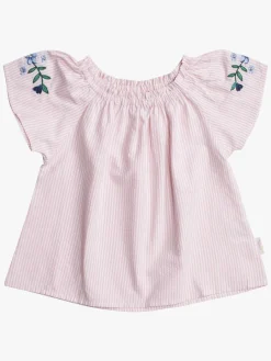 Petite Chérie Atelier Zola Bluse, Pink/White
