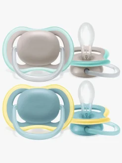 Philips Avent Ultra Air Deco Sut 2-Pak 18+m, Grå/Blå
