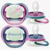Philips Avent Ultra Air Night Sutter 2-Pak 6-18m, Lyserød/Pink