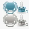 Philips Avent Ultra Soft Sut 6-18m 2-Pak, Blå/Hvid