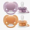 Philips Avent Ultra Soft Sut 6-18m 2-Pak, Lilla/Orange