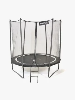 Pinepeak Trampolin inkl. Sikkerhedsnet 244 cm, Sort