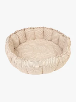 Play&Go Organic Bloom Legetæppe, Stripes Blue
