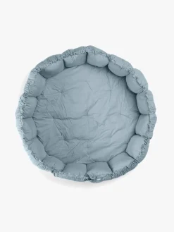 Play&Go Organic Bloom Legetæppe, Dusty Blue