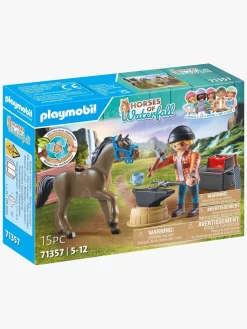 Playmobil 71357 Horses of Waterfall Legosæt - Farrier Ben and Achilles