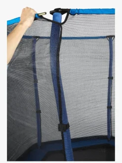 Plum Junior Jumper Trampolin inkl. Beskyttelsesnet 220 cm, Blå/Grøn