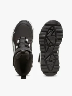 Puma Evolve Puretex AC PS Vinterstøvler, Black/Ash Grey/White